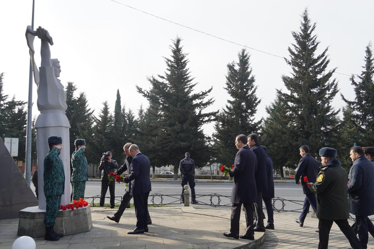 Zaqatalada Xocalı soyqırımı qurbanlarının xatirəsi anılıb - FOTOLAR